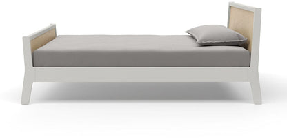 Oeuf Sparrow Twin Bed - White/Birch - 3SPTW01