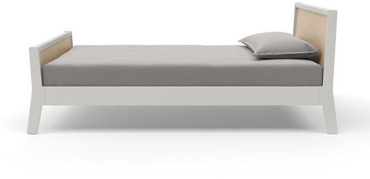 Oeuf Sparrow Twin Bed - White/Birch - 3SPTW01