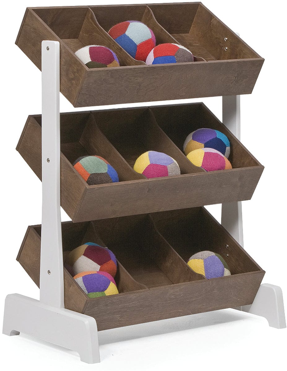 Oeuf Toy Store - White/Walnut - 1TS001-W
