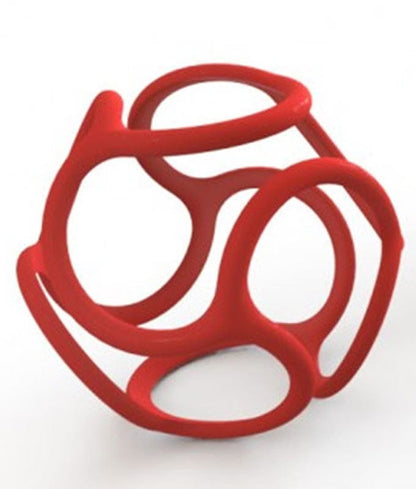 Ogosport Bolli Flexible Teether Ball - Red - BL002-RED