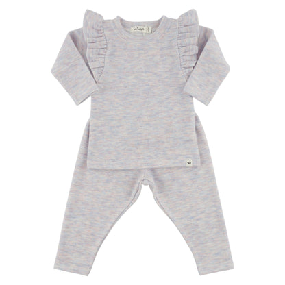 Oh Baby! Honeycomb Millie 2pc Set - Lilac Rose, 3-6M