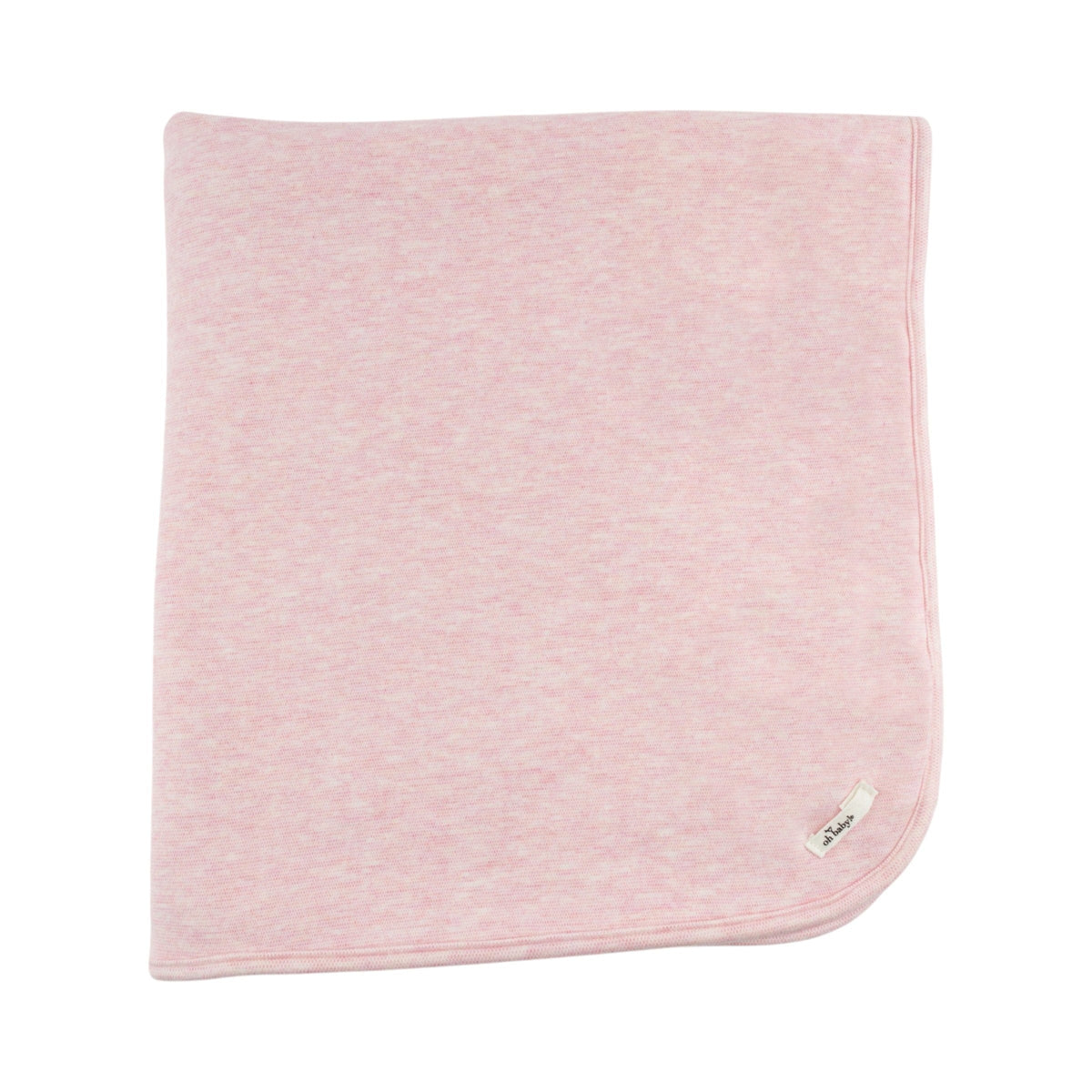 Oh Baby! Honeycomb Snowdrift Blanket - Pale Pink, One Size
