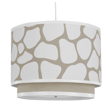 Oilo Cobblestone Double Cylinder Light in Taupe - COBDC-T