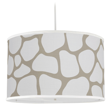 Oilo Cobblestone Large Cylinder Light in Taupe - COBLC-T