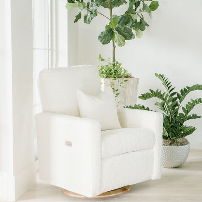 Oilo Drew Recliner + Swivel Nursery Glider -