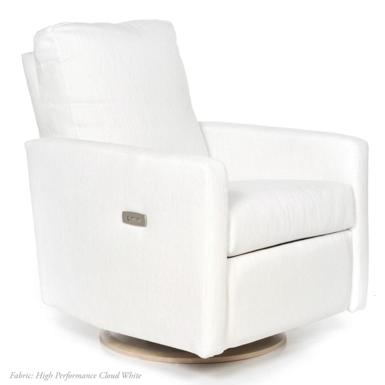 Oilo Drew Recliner + Swivel Nursery Glider -