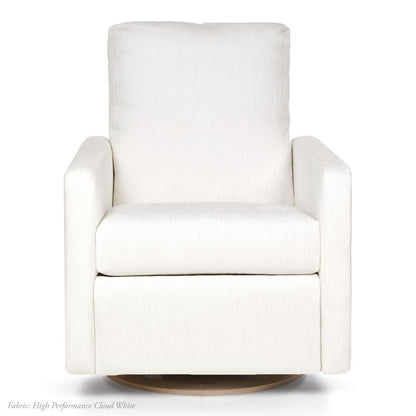 Oilo Drew Recliner + Swivel Nursery Glider -