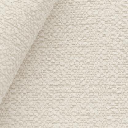 Oilo cream textured bouclé fabric swatch