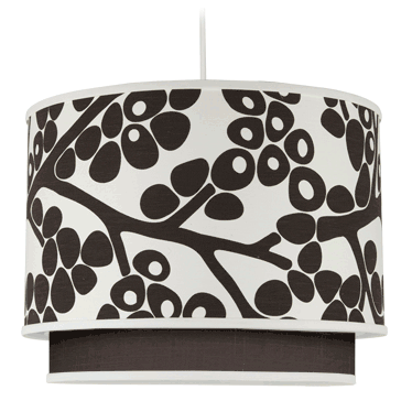 Oilo Modern Berries Double Cylinder Light in Brown - BERDC-B