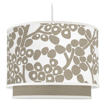 Oilo Modern Berries Double Cylinder Light in Taupe - BERDC-T