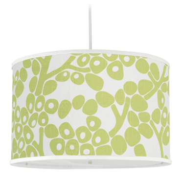 Oilo Modern Berries Large Cylinder Light in Spring Green - BERLC-G