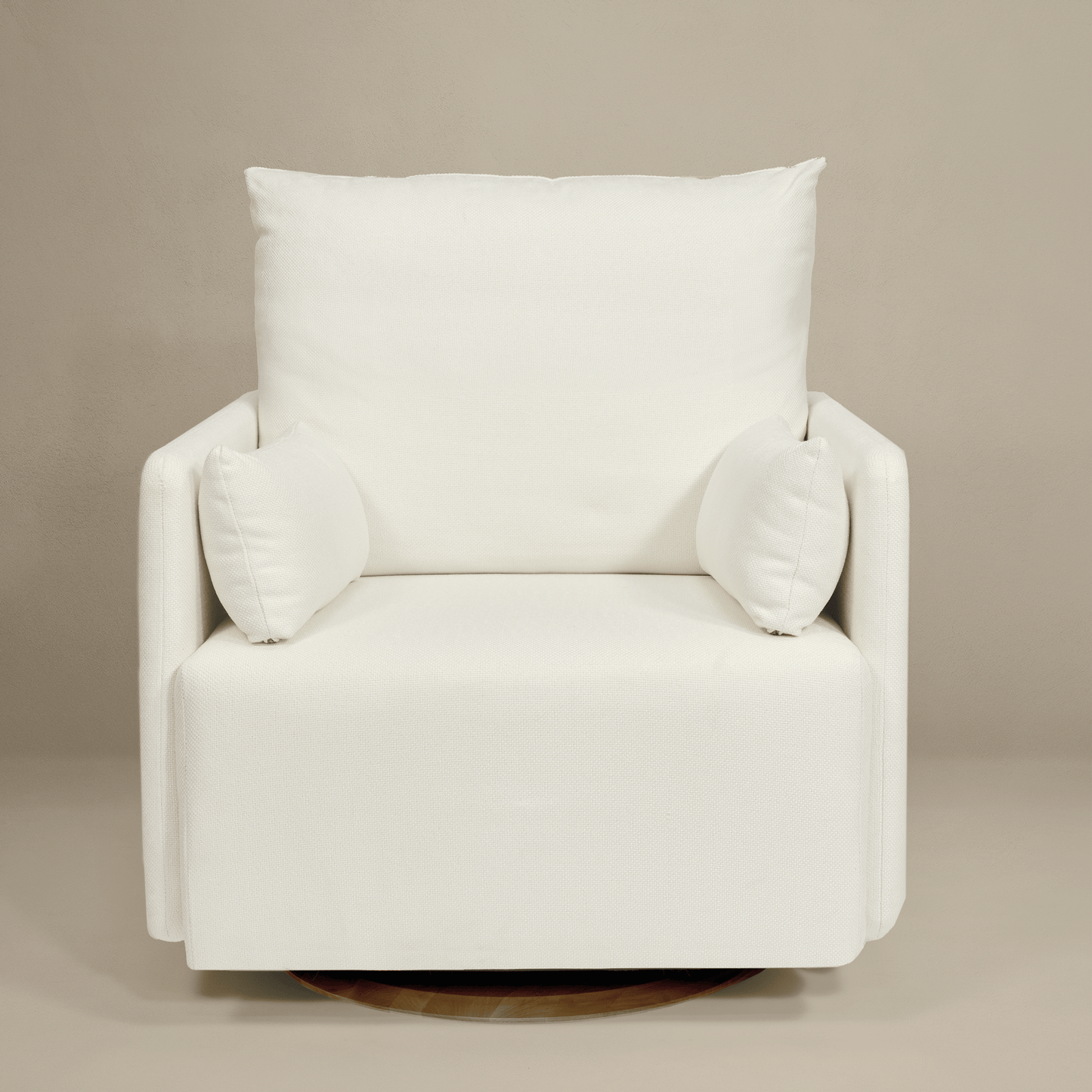 Oilo Ollie: A Chair and a Half Swivel Nursery Glider with Back Recline - OLLIE-HPI-BB
