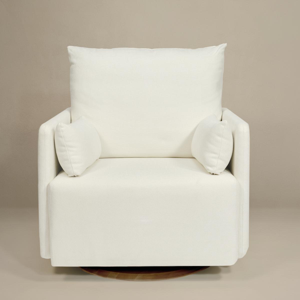 Oilo Ollie: A Chair and a Half Swivel Nursery Glider with Back Recline -