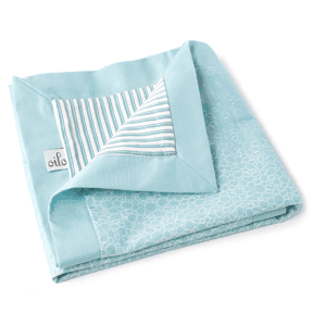 Oilo Raindrops Play Blanket in Aqua