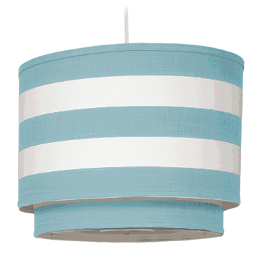 Oilo Stripe Double Cylinder Light in Aqua - STRDC-A
