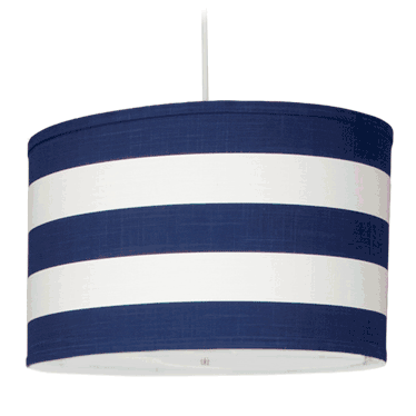 Oilo Stripe Large Cylinder Light in Cobalt Blue - STRLC-C