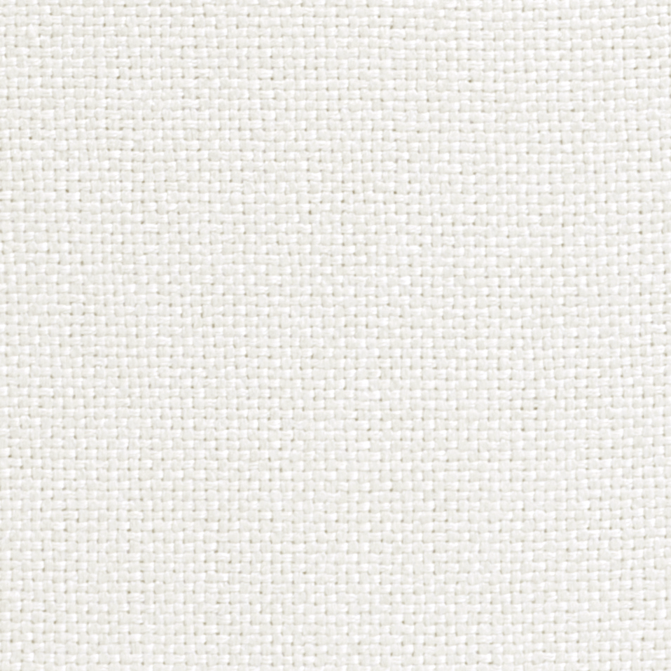 Close up of Oilo white woven fabric texture