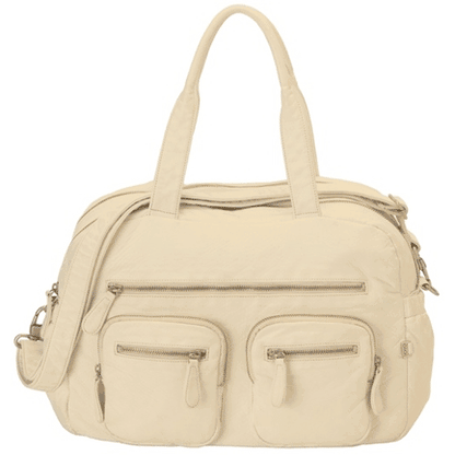 OiOi Faux Lizard Carry All Diaper Bag in Almond - 6580