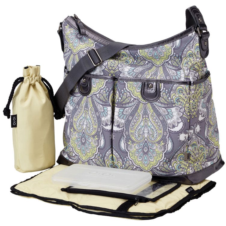 OiOi Baroque Paisley Hobo Diaper Bag - 6604