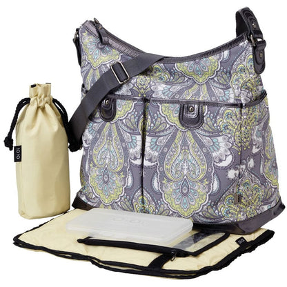 OiOi Baroque Paisley Hobo Diaper Bag - 6604