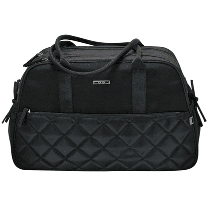 OiOi Black Quilted Carry All Diaper Bag - 6176
