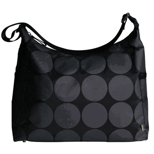 OiOi Dot with Lime Interior Hobo Diaper Bag - 6059O