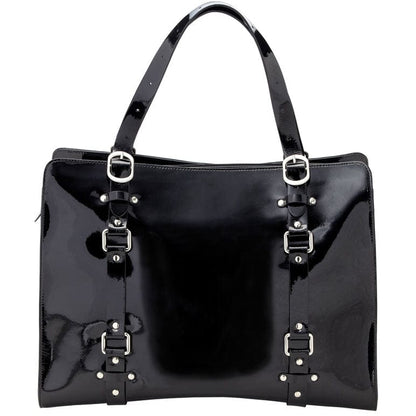 OiOi Jet Patent Leather Tote Diaper Bag - 6611