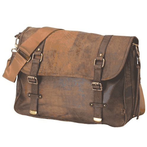 OiOi Jungle Leather Satchel Diaper Bag - 6487
