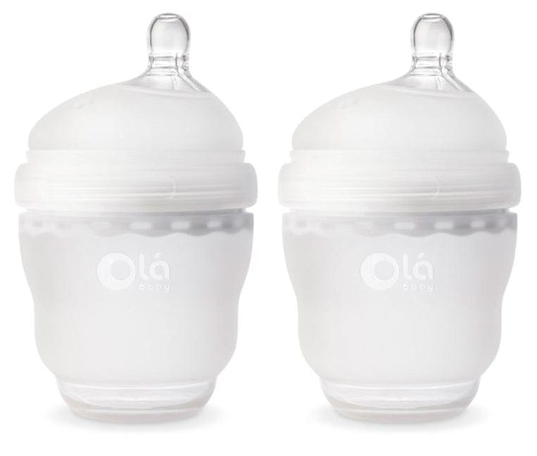 Olababy Gentle Bottle 4 oz, 2 Pack - Frost - 82410