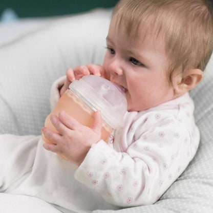 Olababy Gentle Bottle, 4oz - Coral - 80430