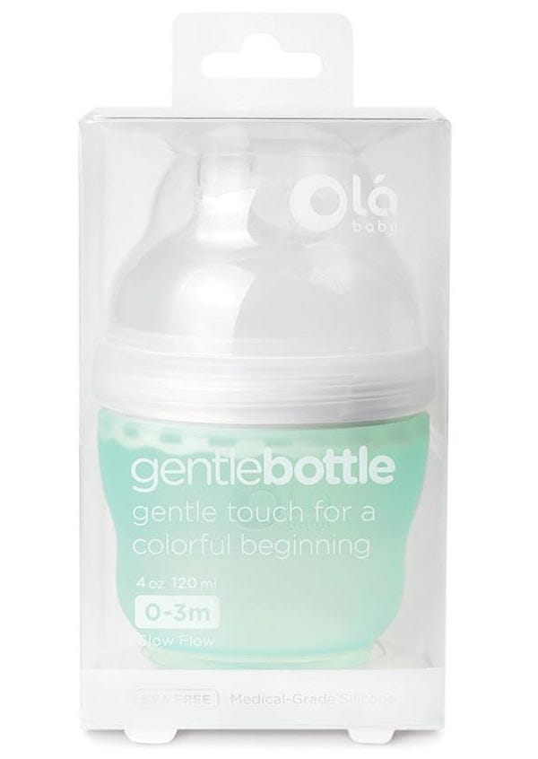 Olababy Gentle Bottle, 4oz - Mint - 80420