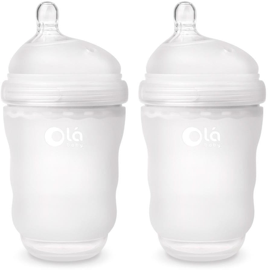Olababy Gentle Bottle 8oz, 2 Pack - Frost - 82810