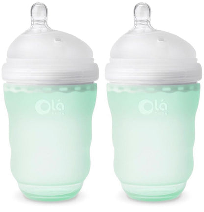 Olababy Gentle Bottle 8oz, 2 Pack - Mint - 82820