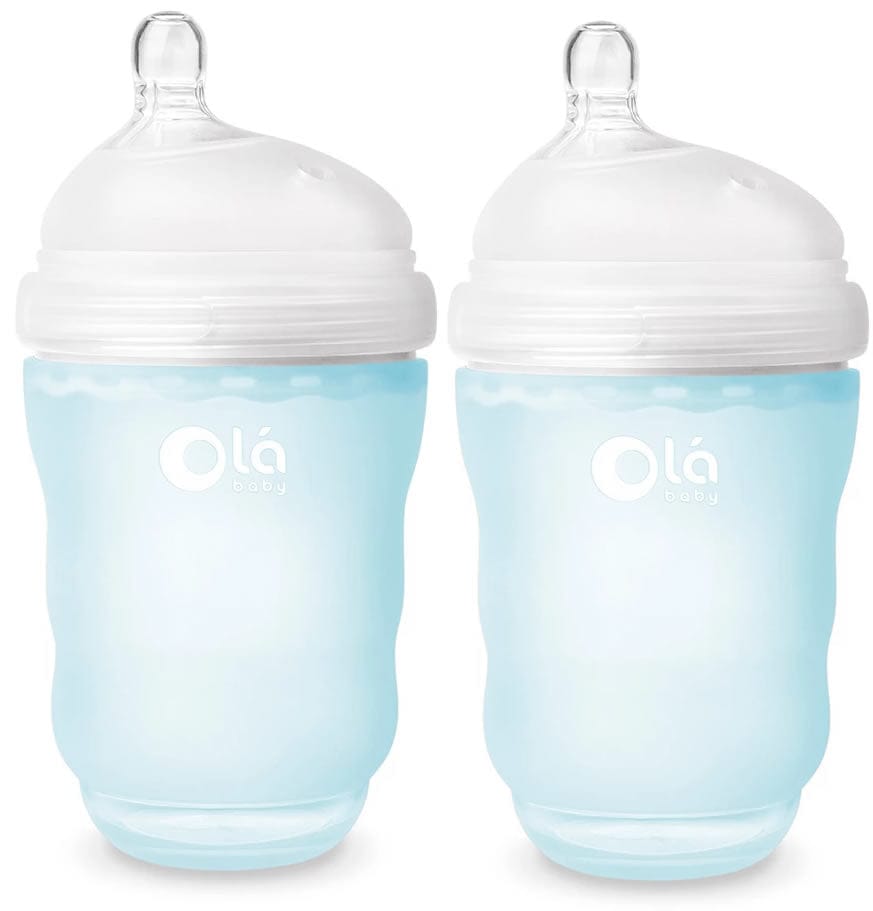 Olababy Gentle Bottle, 8oz, 2 Pack - Sky - 82840