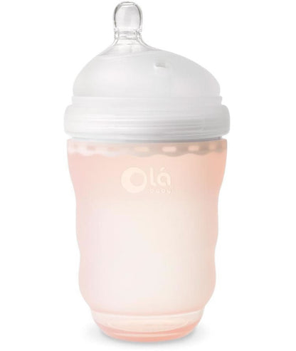 Olababy Gentle Bottle, 8oz - Coral - 80830