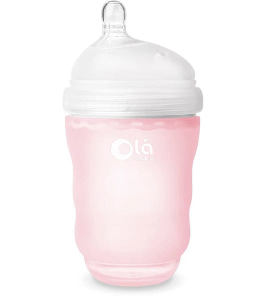 Olababy Gentle Bottle, 8oz - Rose - 80850