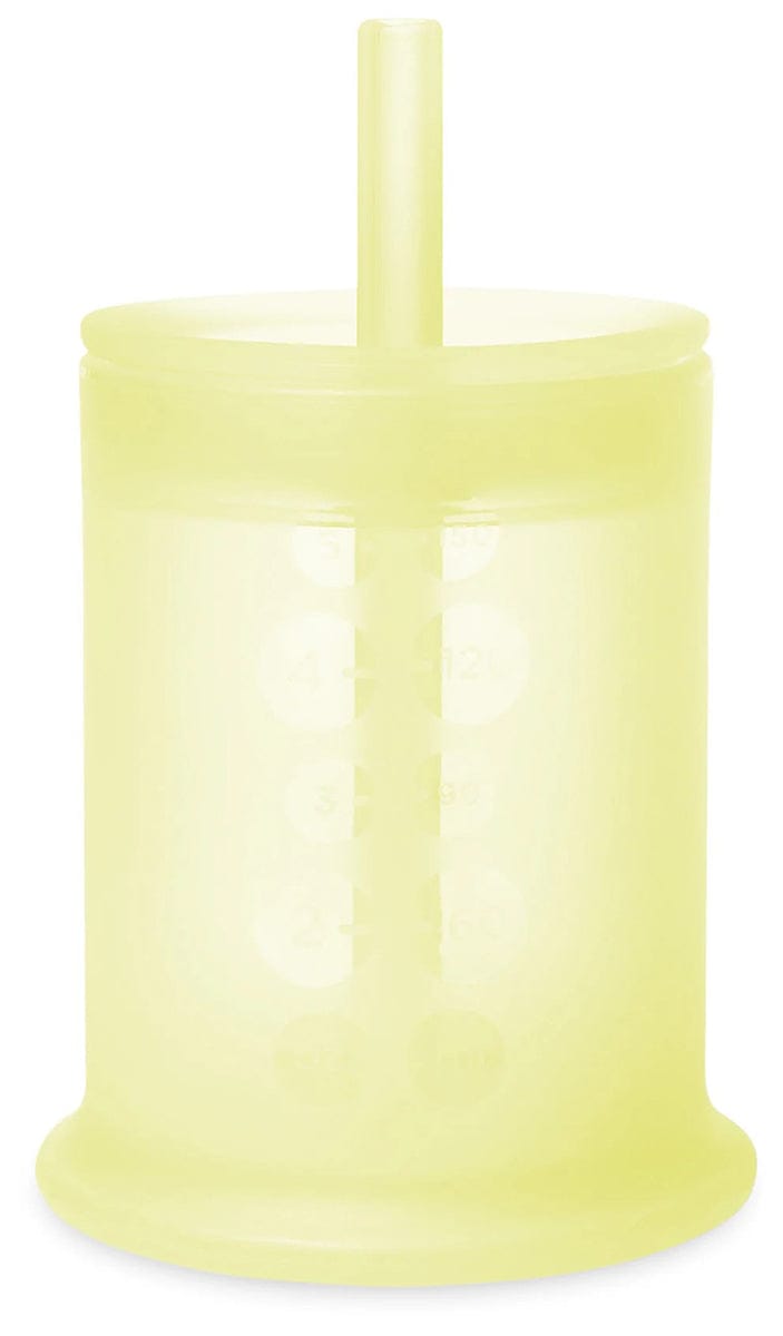 Olababy Training Cup with Lid + Straw - Lemon - 62431