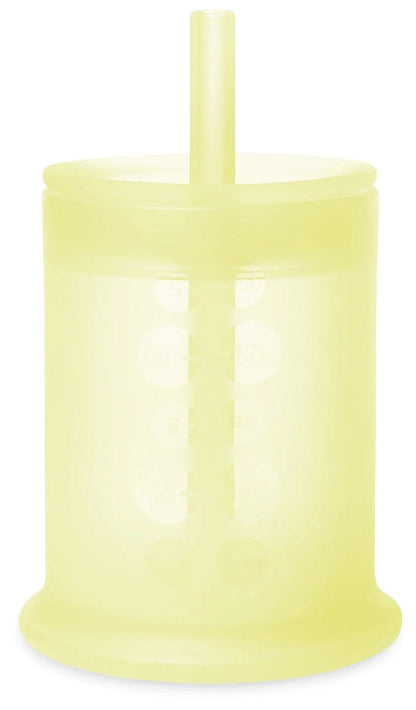 Olababy Training Cup with Lid + Straw - Lemon - 62431