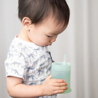 Olababy Training Cup with Lid + Straw - Mint - 62411