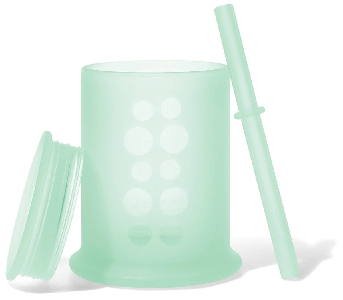 Olababy Training Cup with Lid + Straw - Mint - 62411