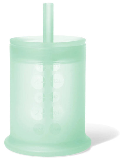 Olababy Training Cup with Lid + Straw - Mint - 62411
