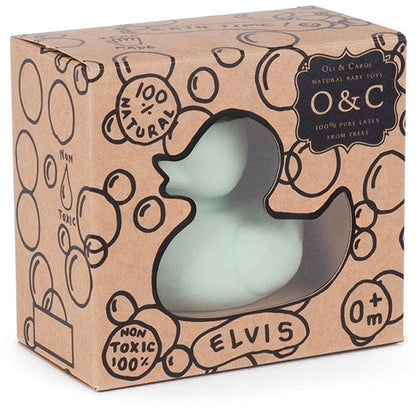 Oli & Carol Elvis the Duck Bath Toy - Mint - 8.43702E+12