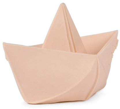 Oli & Carol Origami Boat Bath Toy - Blush - 8.43702E+12