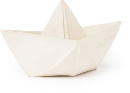 Oli & Carol Origami Boat Bath Toy - White - 8.43702E+12