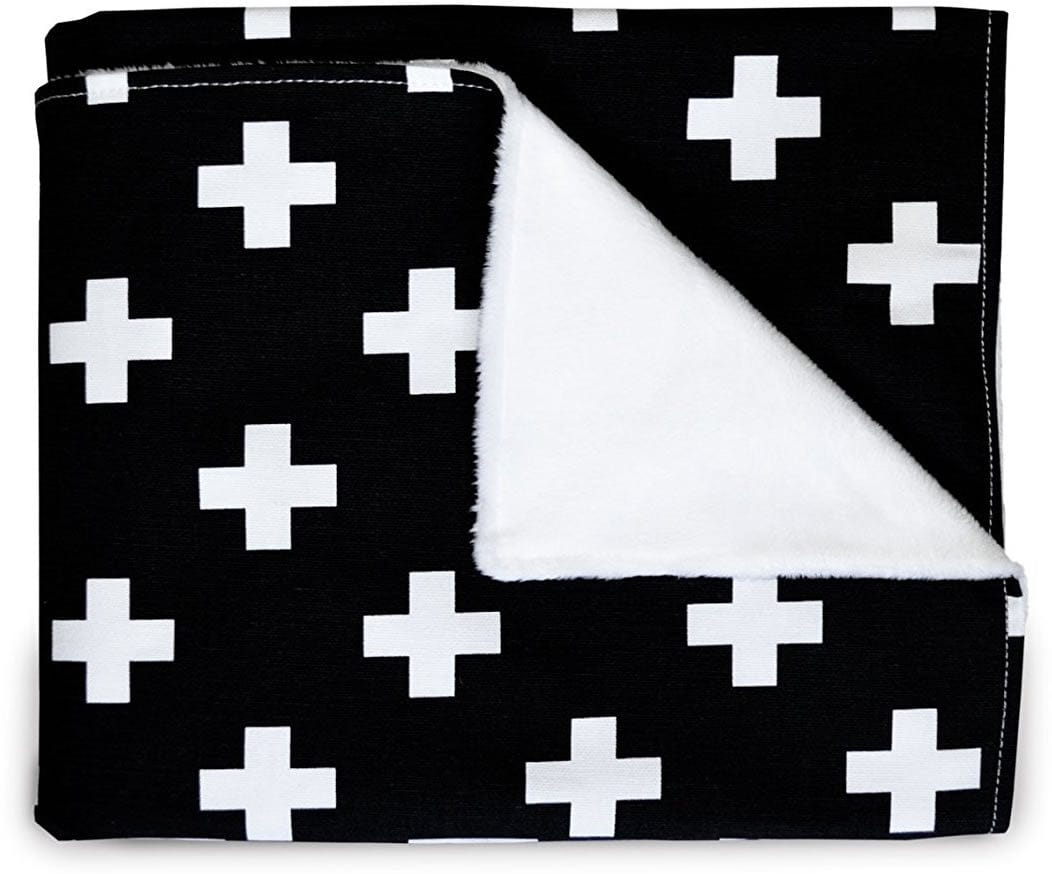 Olli + Lime Blanket - Black Cross - BLBLLC15