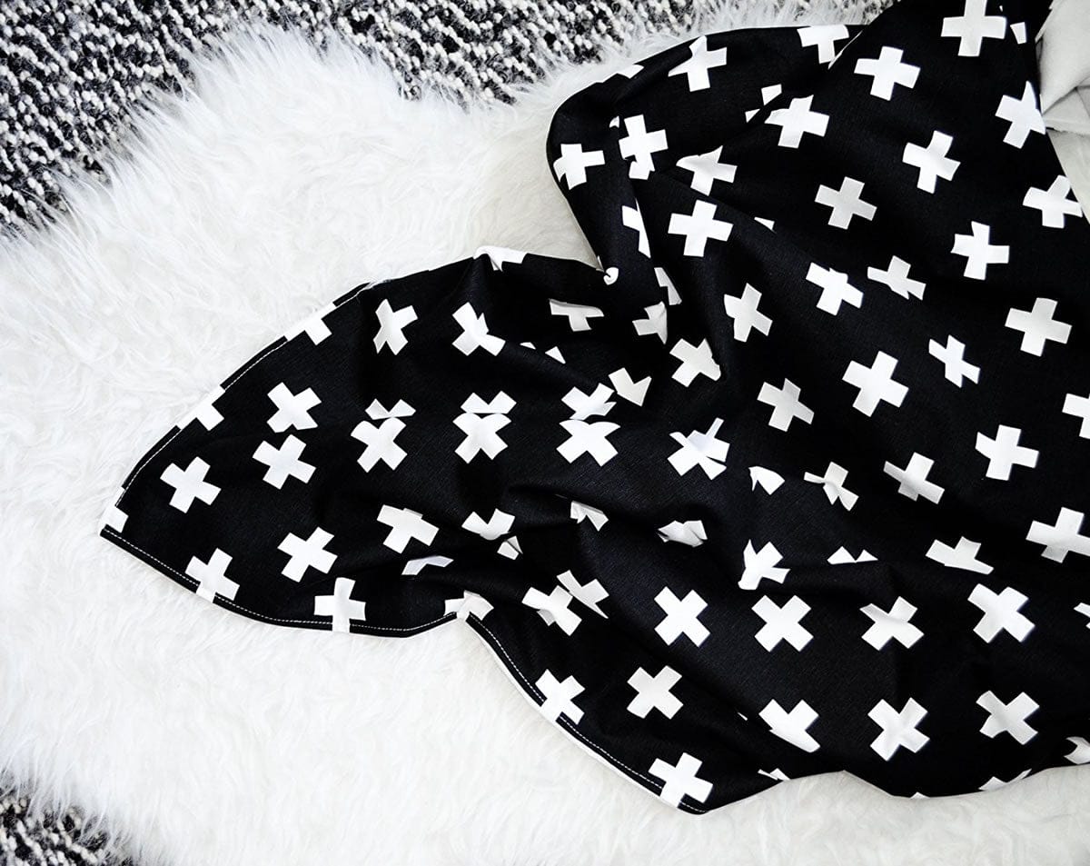 Olli + Lime Blanket - Black Cross - BLBLLC15