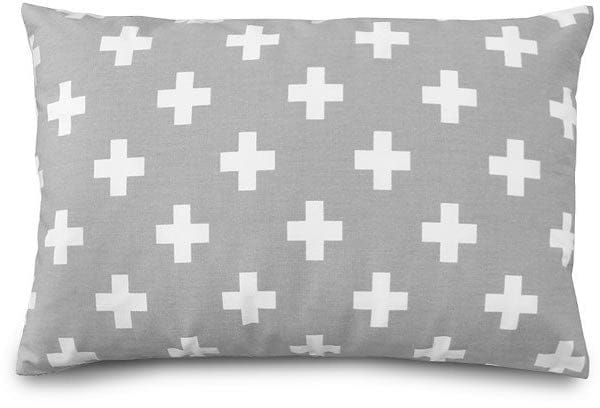 Olli + Lime Decorative Pillow - Grey Cross - CPBW14