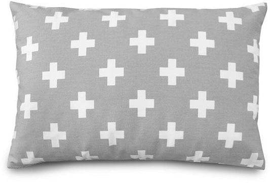 Olli + Lime Decorative Pillow - Grey Cross - CPBW14