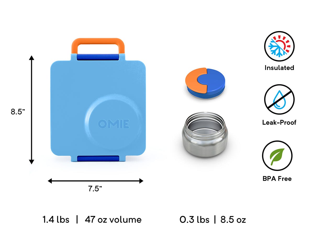 Omie Life OmieBox Bento Box - Blue Sky - V2-66FC05