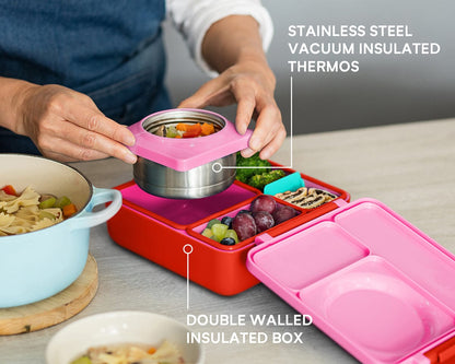 Omie Life OmieBox Bento Box - Pink Berry - V2-66FC04